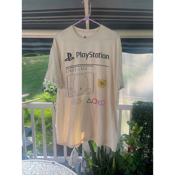 PlayStation 2XL Men’s Shirt with Retro 1994 PlayStation - Picture 1 of 4